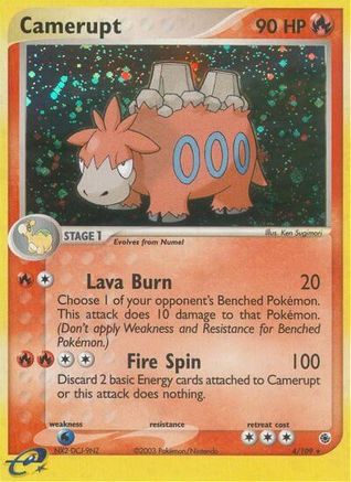 Camerupt/109 - Ruby and Sapphire Holofoil-1