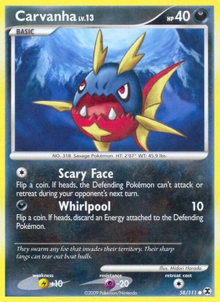 Carvanha 58/111 - Rising Rivals Reverse Holofoil-1