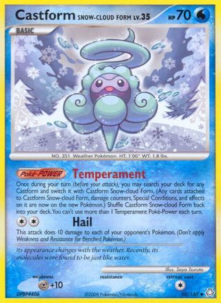 Castform Snow-Cloud Form/146 - Legends Awakened Reverse Holofoil-1