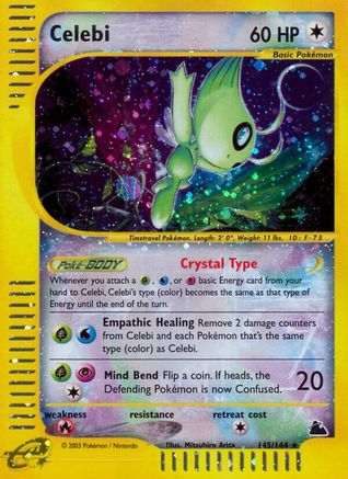 Celebi/144 - Skyridge Holofoil-1