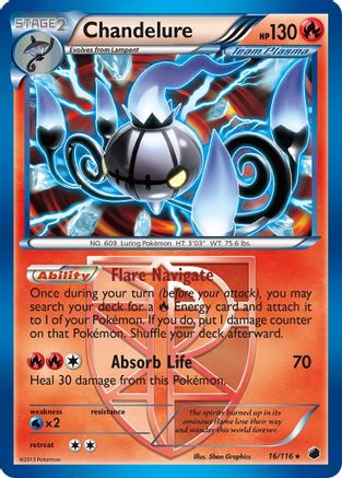 Chandelure (Team Plasma)/116 - Plasma Freeze Holofoil-1