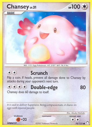 Chansey 76/123 - Mysterious Treasures-1