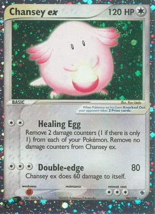 Chansey ex/109 - Ruby and Sapphire Holofoil-1