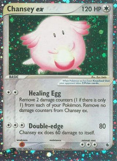 Chansey ex/109 - Ruby and Sapphire Holofoil-1