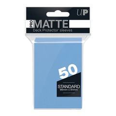 PRO-Matte Standard Deck Protector Sleeves (Light Blue)-1