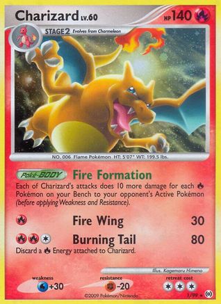 Charizard 1/99 - Arceus Holofoil-1