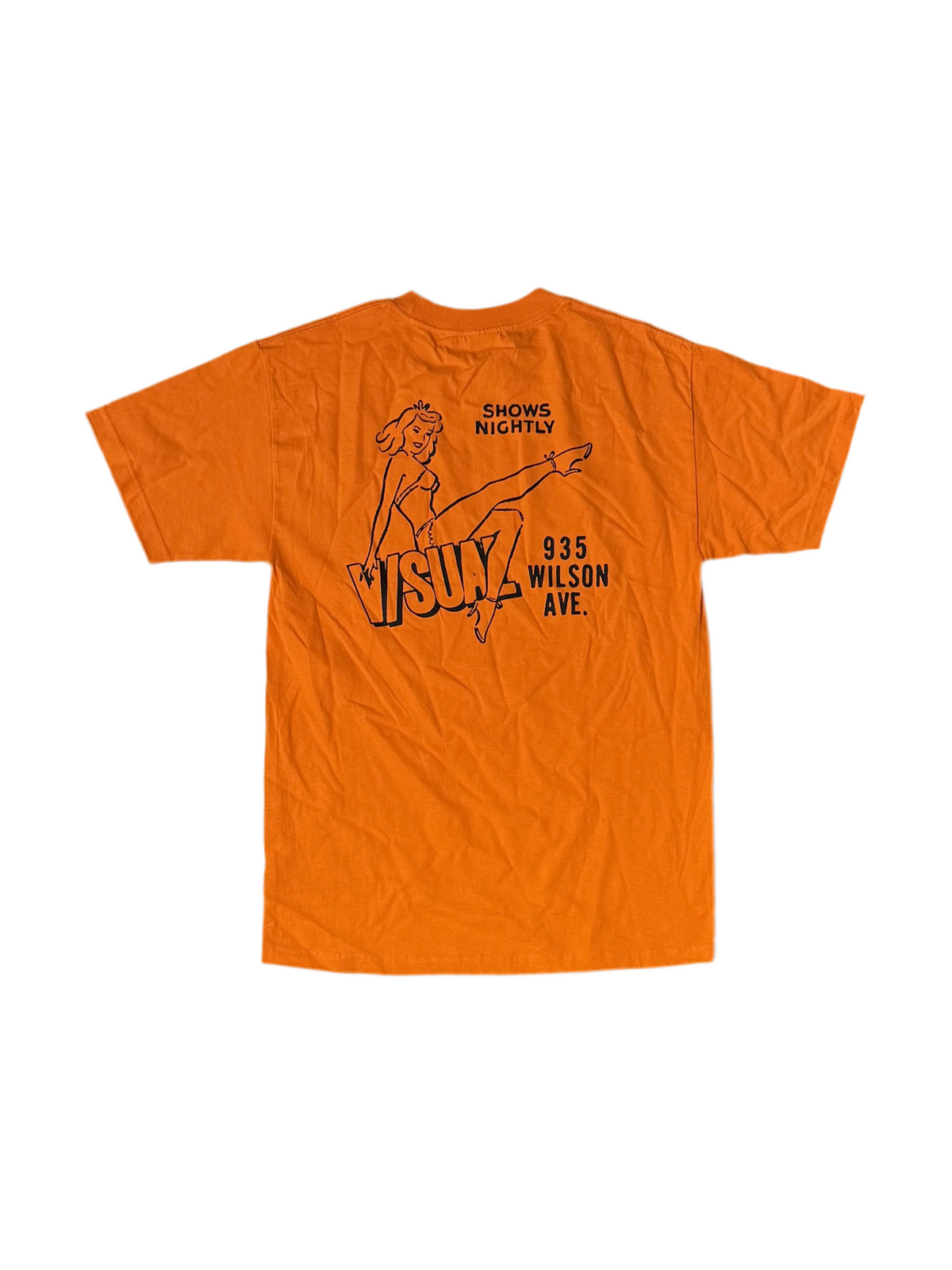 V/SUAL 'Night Show' Pocket Tee - Orange-2