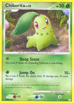 Chikorita 77/123 - Mysterious Treasures-1