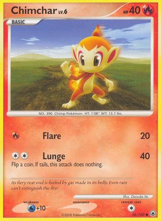 Chimchar (56)/100 - Majestic Dawn-1