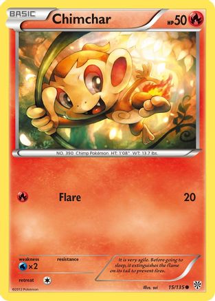Chimchar 15/135 - Plasma Storm Reverse Holofoil-1