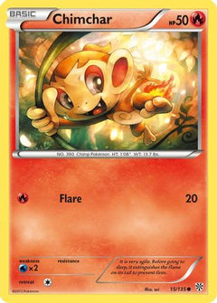 Chimchar 15/135 - Plasma Storm Reverse Holofoil-1