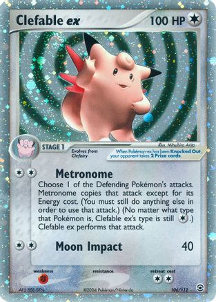 Clefable ex/112 - FireRed & LeafGreen Holofoil-1