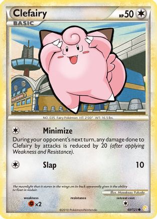 Clefairy 60/123 - HeartGold SoulSilver-1