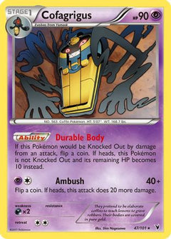 Cofagrigus (47)/101 - Noble Victories Reverse Holofoil-1