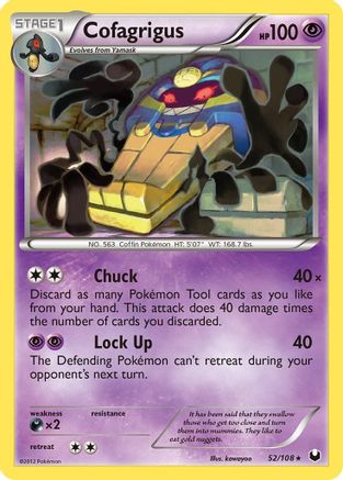 Cofagrigus/108 - Dark Explorers Reverse Holofoil