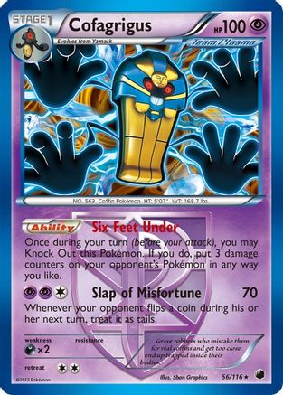 Cofagrigus (Team Plasma) (56) 56/116 - Plasma Freeze-1