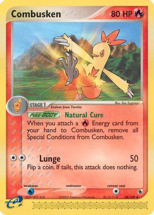 Combusken - 28/109/109 - Ruby and Sapphire Reverse Holofoil-1