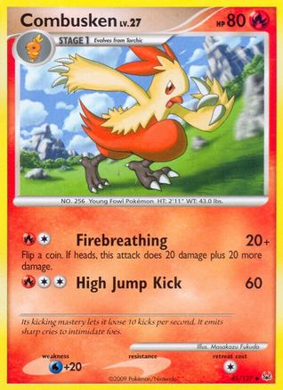 Combusken/127 - Platinum Reverse Holofoil-1