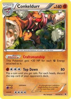 Conkeldurr (64)/101 - Noble Victories Reverse Holofoil-1