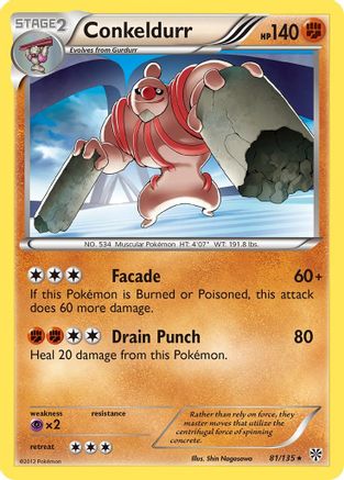 Conkeldurr/135 - Plasma Storm Reverse Holofoil-1