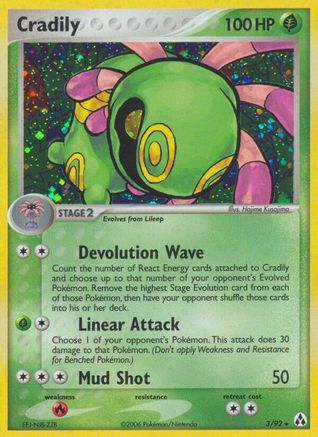 Cradily/92 - Legend Maker Holofoil-1