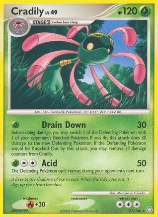Cradily/146 - Legends Awakened Reverse Holofoil-1