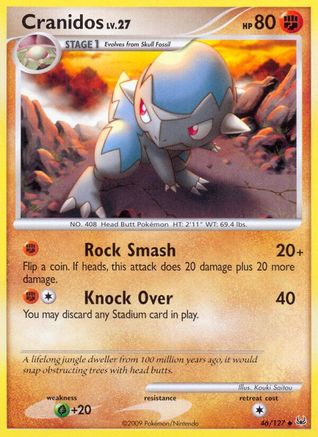 Cranidos/127 - Platinum Reverse Holofoil