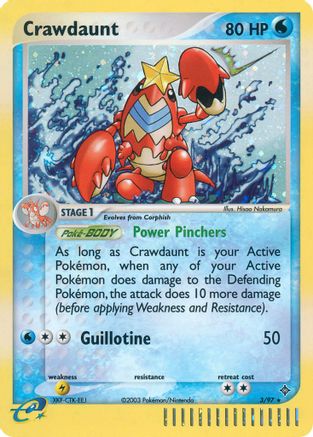 Crawdaunt - 3/97 3/97 - Dragon Reverse Holofoil-1
