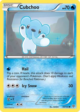 Cubchoo 40/135 - Plasma Storm Reverse Holofoil