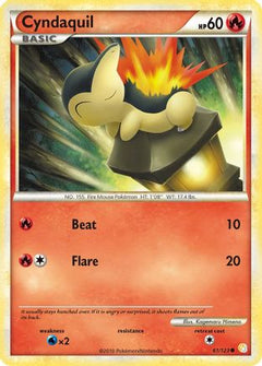 Cyndaquil 61/123 - HeartGold SoulSilver-1