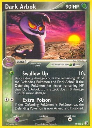 Dark Arbok 29/109 - Team Rocket Returns Reverse Holofoil-1