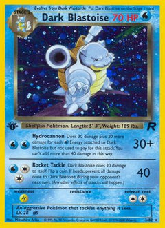 Dark Blastoise (3) 3/82 - Team Rocket Unlimited Holofoil-1