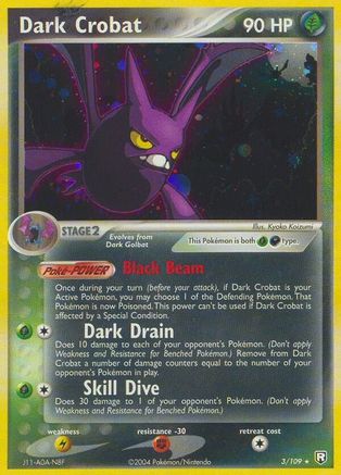 Dark Crobat 3/109 - Team Rocket Returns Holofoil-1