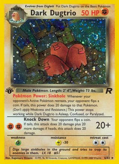 Dark Dugtrio (6) 6/82 - Team Rocket-1