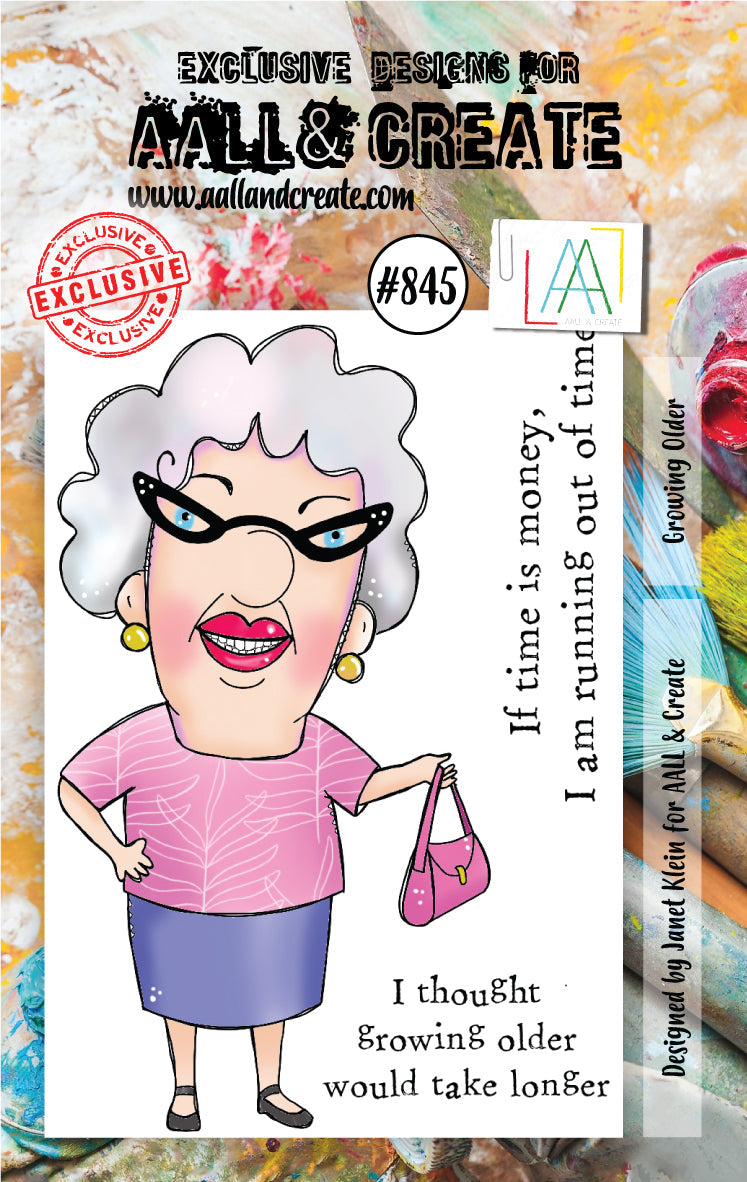 AALL and Create Stamp Set - 845 - Growing Older-1