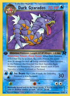 Dark Gyarados (25) 25/82 - Team Rocket 1st Edition-1
