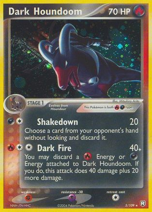 Dark Houndoom - 005/109 5/109 - Team Rocket Returns Holofoil-1
