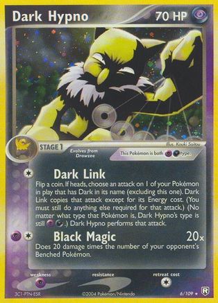 Dark Hypno 6/109 - Team Rocket Returns Reverse Holofoil-1