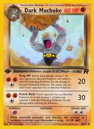 Dark Machoke 40/82 - Team Rocket-1