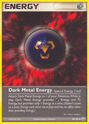 Dark Metal Energy 94/109 - Team Rocket Returns Reverse Holofoil-1