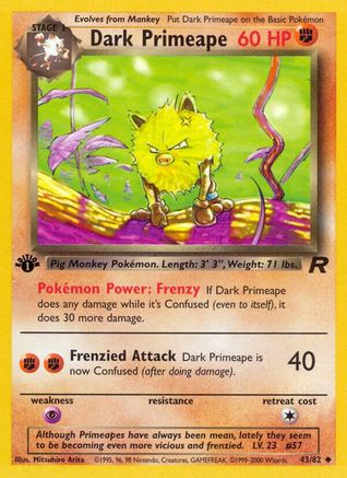 Dark Primeape 43/82 - Team Rocket-1