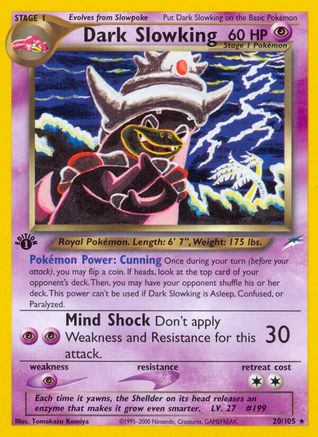 Dark Slowking/105 - Neo Destiny 1st Edition-1