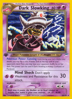 Dark Slowking/105 - Neo Destiny 1st Edition-1