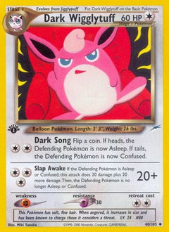 Dark Wigglytuff 40/105 - Neo Destiny 1st Edition-1