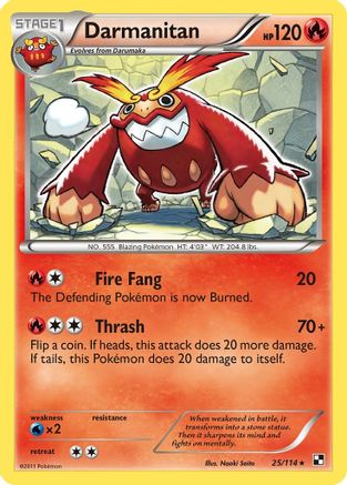 Darmanitan/114 - Black and White