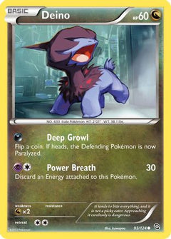 Deino (93)/124 - Dragons Exalted Reverse Holofoil-1