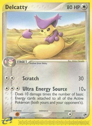 Delcatty/100 - Sandstorm Reverse Holofoil-1
