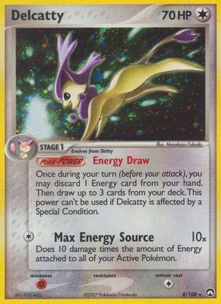 Delcatty 8/108 - Power Keepers Reverse Holofoil-1