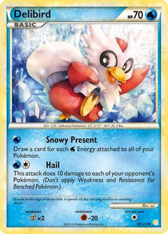 Delibird 39/123 - HeartGold SoulSilver Reverse Holofoil-1