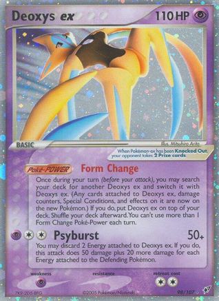 Deoxys ex (Attack Forme)/107 - Deoxys Holofoil-1